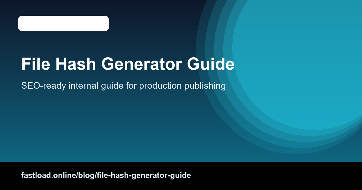 Checksum verification workflow