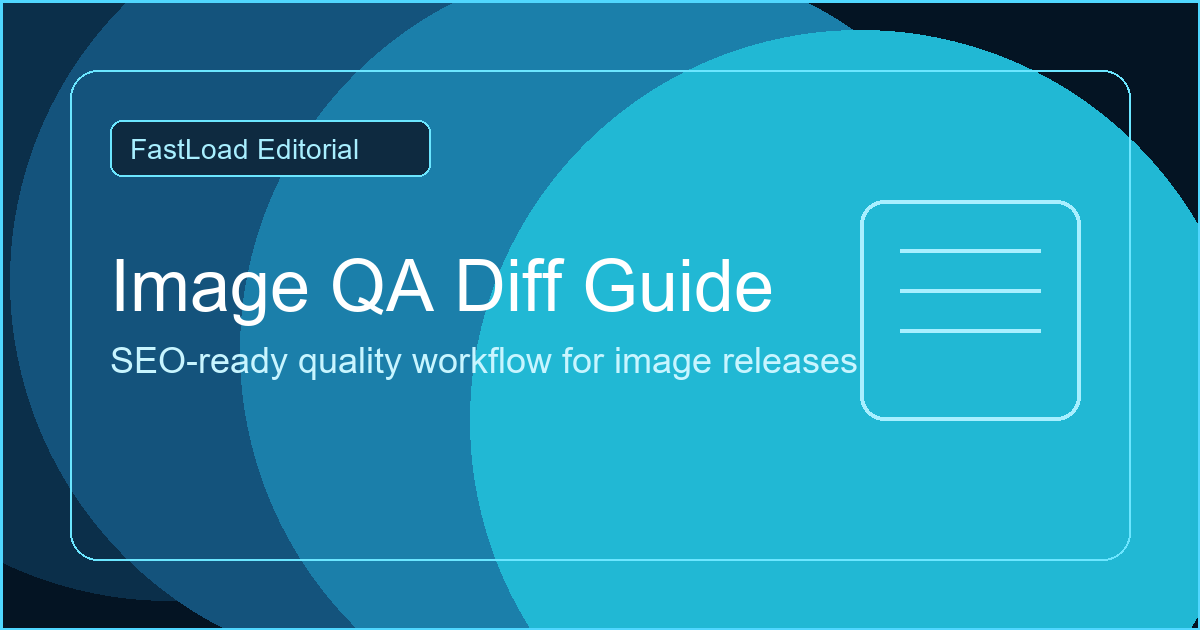 Image quality comparison dashboard