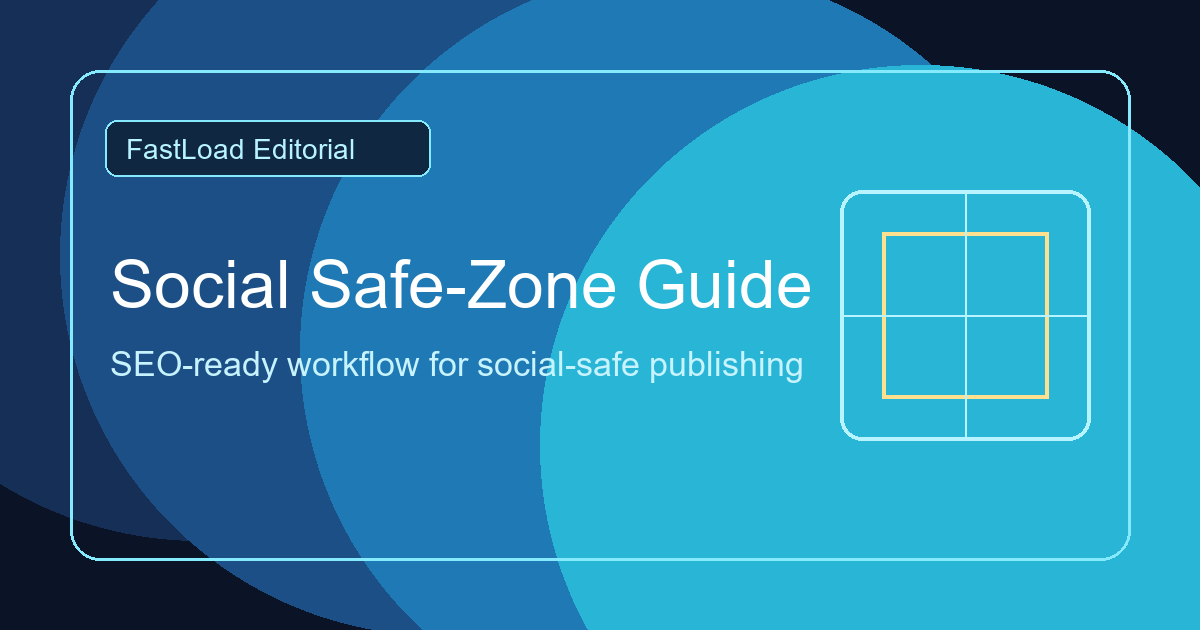 Social media safe-zone layout