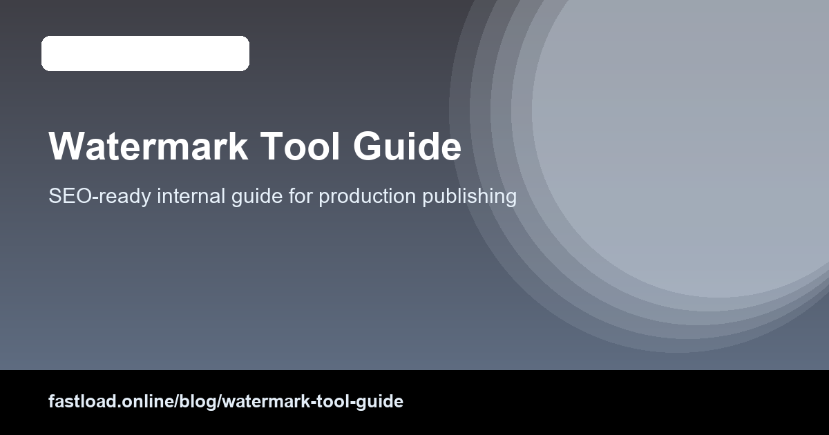 Watermark placement strategy board