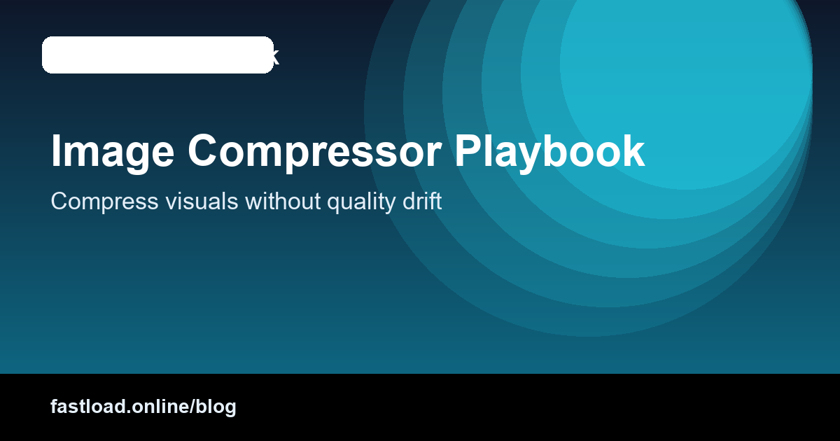 Image compression workflow board