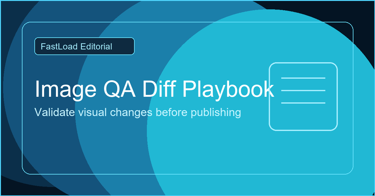 Image QA diff comparison dashboard